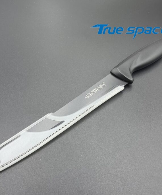 High-quality stainless steel serrated cake and bread knife, sharp watermelon knife
