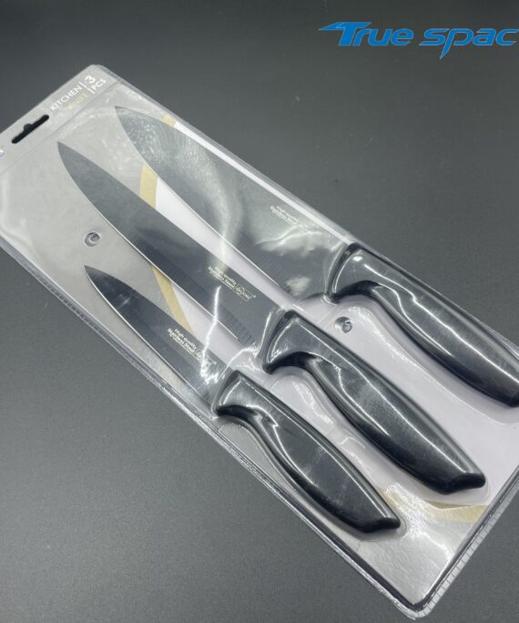 Hot-selling Black Non-stick Cutting Tools, Fruit Knives, and Stainless Steel Chef Knife Sets