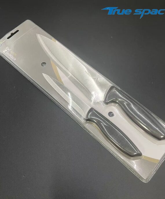 Durable Stainless Steel Chef and Peeler Knife Set with Comfortable Handles