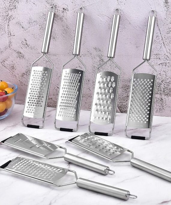 Stainless Steel Automatic Three-in-One Cheese Shaver Scraper Grater Multifunctional Cheese Cutter for Carrots and Corn