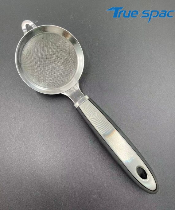 Stainless steel metal filters and flour sieving accessories for kitchen utensils