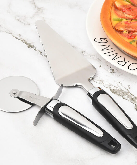 Baking Tools Cake Shovel Stainless Steel Pizza Shovel Cuisine Food Cooking Shovel Triangle Cheese Shovel Pizza Knife