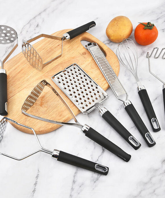 Stainless Steel Manual Household Masher Potato Presser Kitchen Gadgets for Home Daquan