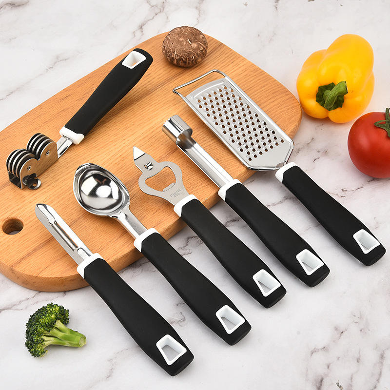 Cheese Grater Pizza Cut for Kitchen Gadget Knife Grater Ice Cream Spoon Multifunctional Homemade Stainless Steel 430