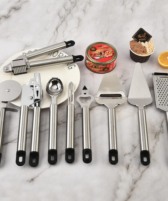 Preferred Stainless Steel 430 Baking Cake Shovel Kitchen Grater Cheese Pizza Knife Set