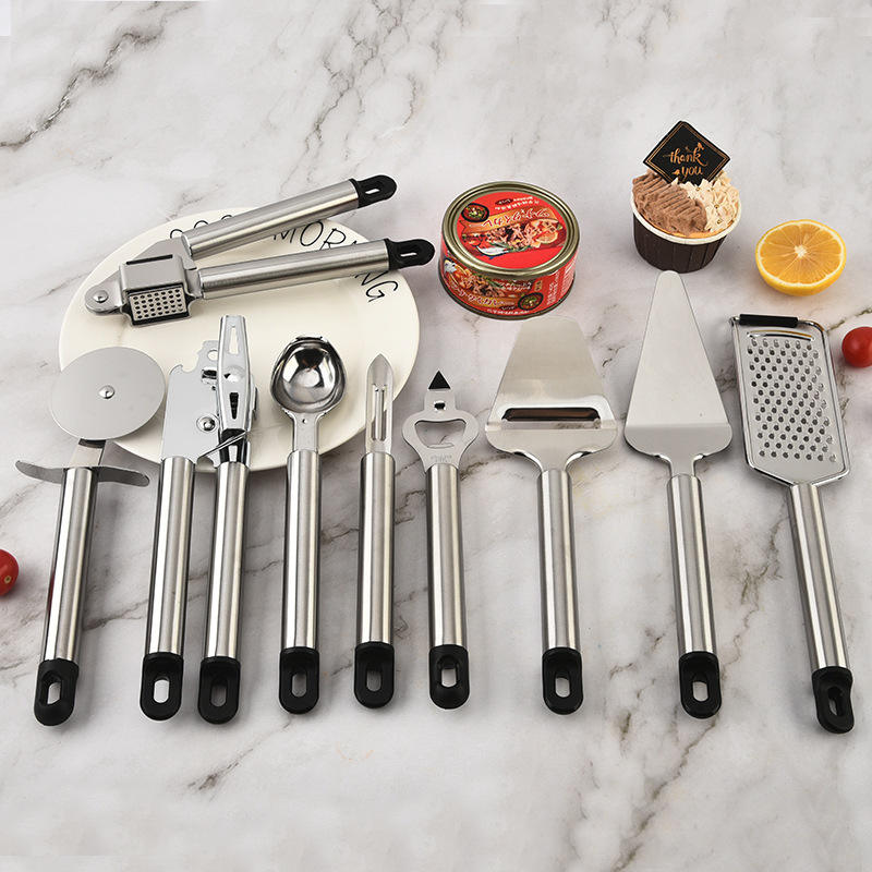 Preferred Stainless Steel 430 Baking Cake Shovel Kitchen Grater Cheese Pizza Knife Set