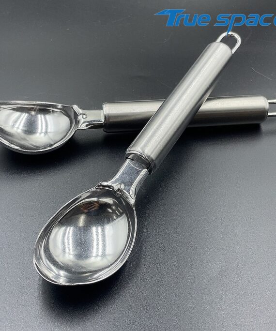 Stainless steel ice cream spoon