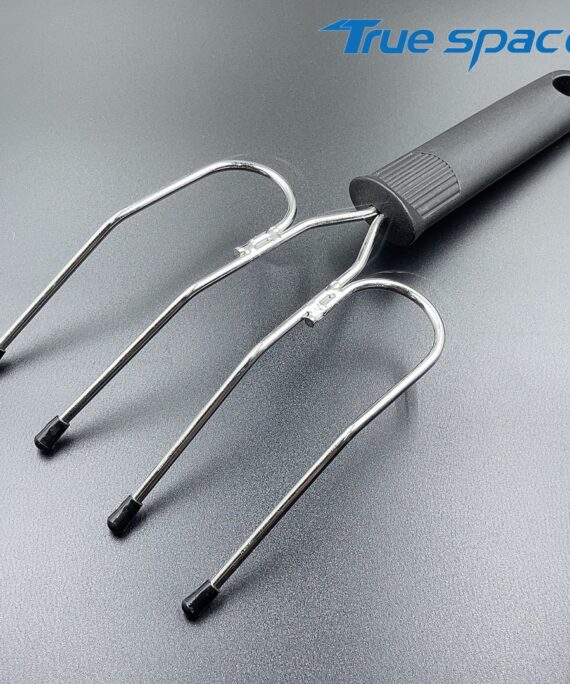 Sturdy and durable stainless steel Turkey fork, long-handled heat-insulating family roast chicken, made of metal