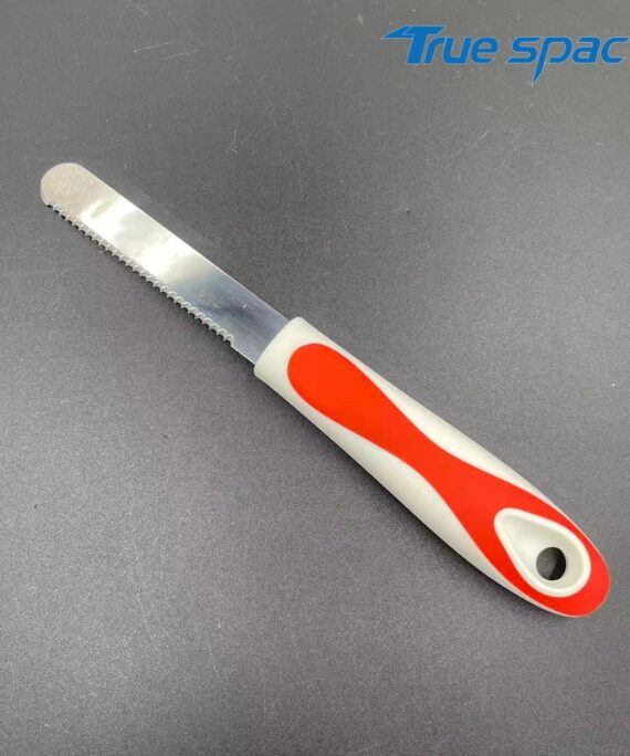 Stainless steel multi-functional kitchen baking tools: serrated bread slicer