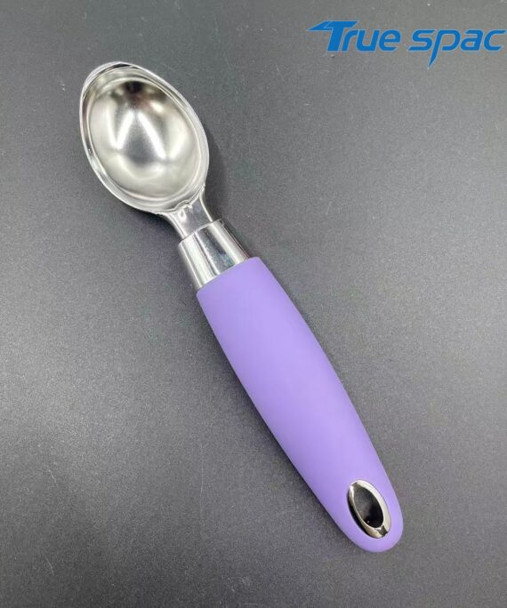 High-quality stainless steel ice cream spoon, handheld multi-functional fruit and melon ball spoon