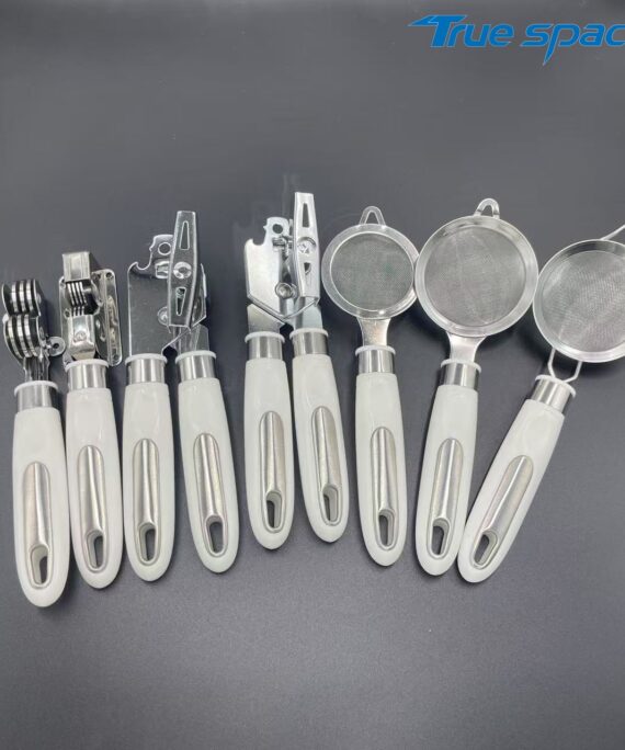 Kitchen set, kitchen gadgets, can opener, filter screen, sieve