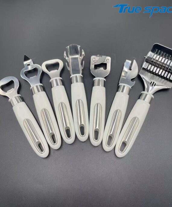 Stainless steel 7-piece set, bottle opener + dough cutting tool set