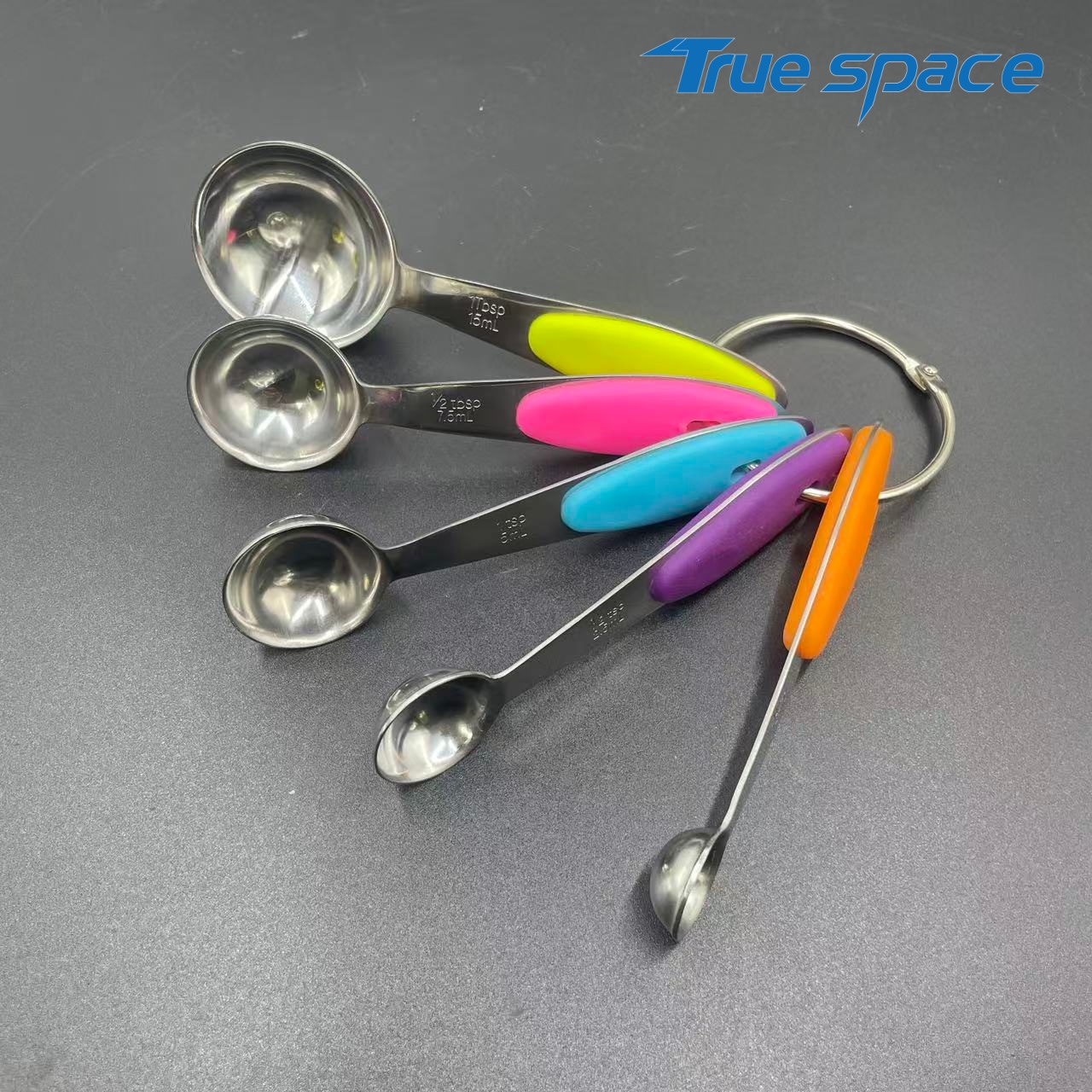 Custom Logo Coffee Matcha Tea Measuring Spoon Set,Stainless Steel Spice Measuring Spoons