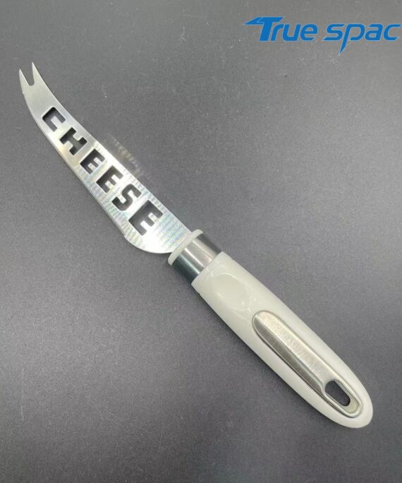 Luxury stainless steel kitchen accessories: cream spatula, cheese butter knife with holes