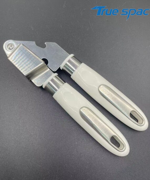 Stainless steel garlic press with durable mechanism for effortless garlic mincing