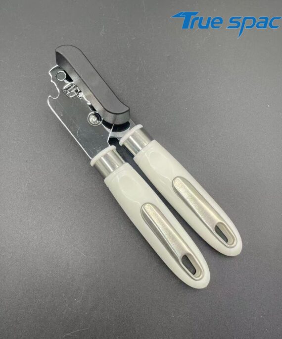 Multi-functional stainless steel opener with built-in bottle opener and gripper for easy cap removal