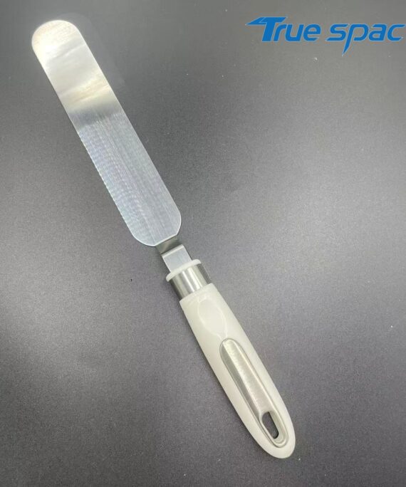 Stainless steel metal pastry spatula, cream and butter spatula, cake baking tools, baking butter knife