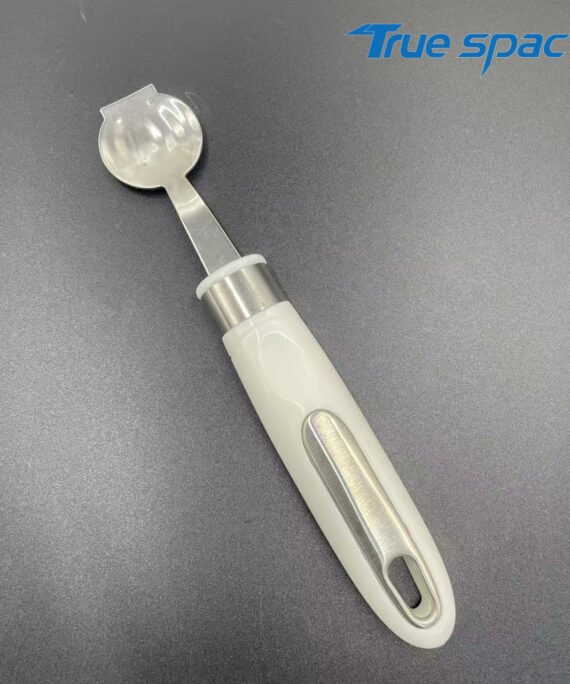 Stainless steel fruit scooper – durable metal tool for shaping fruit balls (ideal for desserts, fruit platters)