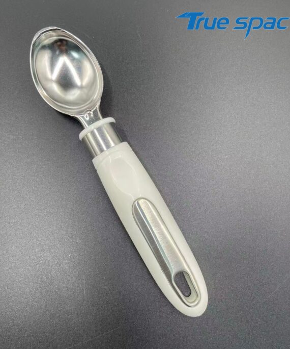 High-quality stainless steel ice cream spoon, handheld multi-functional fruit and melon ball spoon, kitchen tools