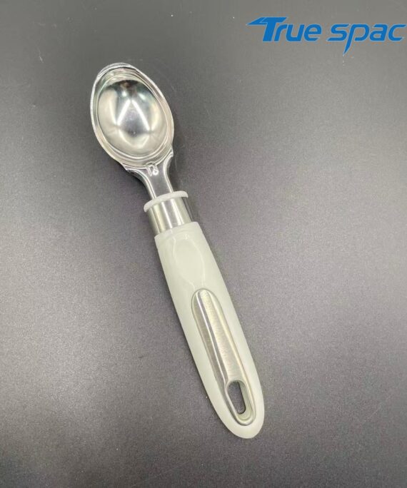 Hot-selling product 2025 100% food-grade stainless steel ice cream tool spherical ice cream spoon, comfortable handle