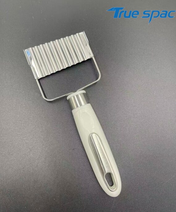 Stainless steel French fries cutter, metal vegetable and potato cutter with PP handle
