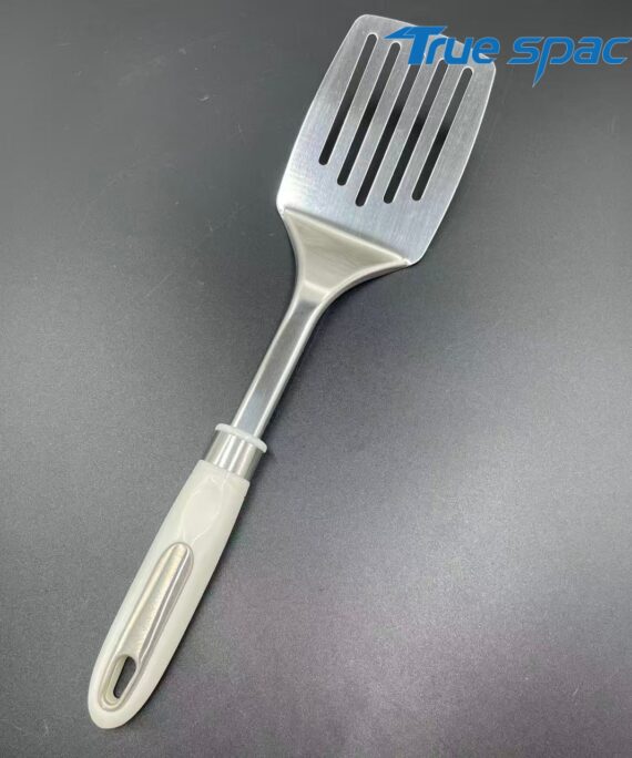 Stainless steel kitchen teppanyaki Japanese cuisine steak pancake long-handled household spatula