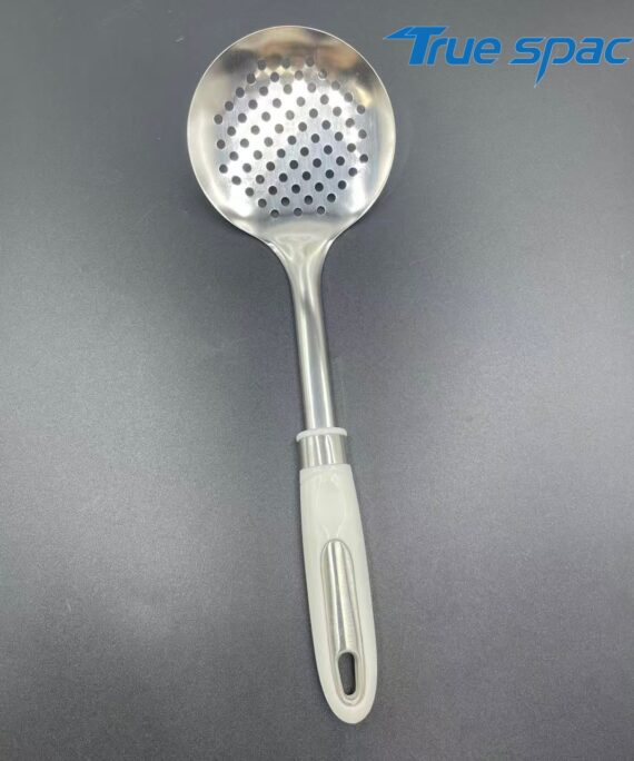 Stainless steel oval skimmer, filter spoon, strainer, small skimmer net, deep fryer, frying spoon