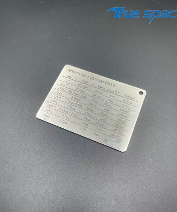 Stainless steel refrigerator magnet baking and cooking measurement conversion diagram