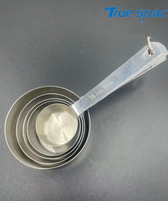 Stainless steel 5-piece set for household baking, flour scale, spoon, seasoning, coffee spoon, measuring cup and kitchen tools