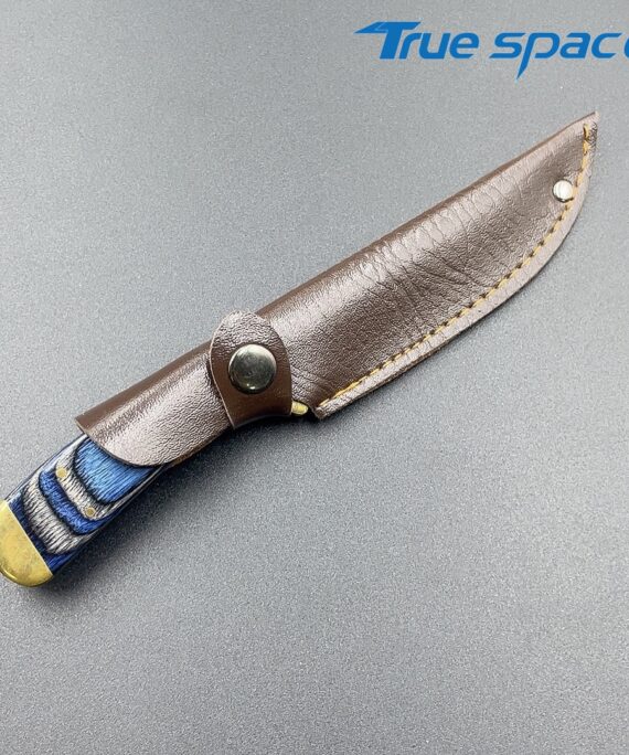 Factory Supplies Super Sharp Outdoor Hunting Survival Fixed Blade Knife with Colored Wood Handle