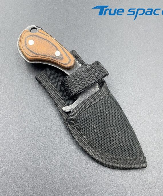 Stainless Steel Durable Outdoor Bushcraft Knife Pocket Fixed Blade Knife for Wilderness Survival