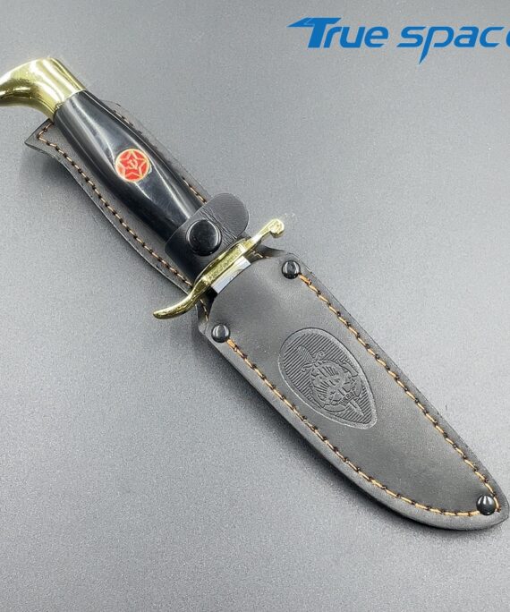 Factory Supplies 3Cr13 Stainless Steel Outdoor Survival Fixed Blade Knife with Abs Ten-Steel Head Handle