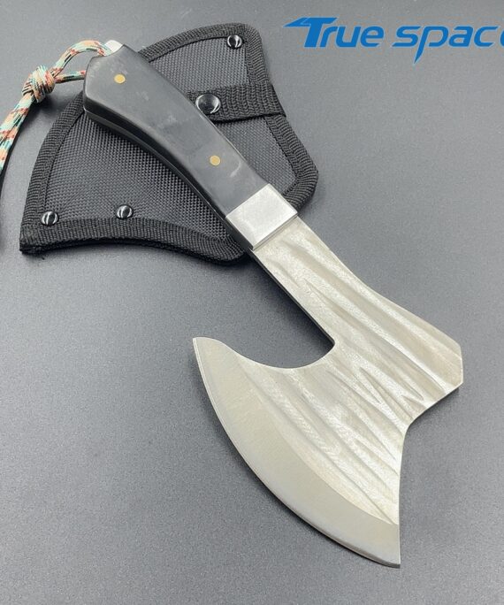 Portable Handmade Outdoor Camping Axe Wood Handle Multi-Purpose Hunting Bushcraft Axe