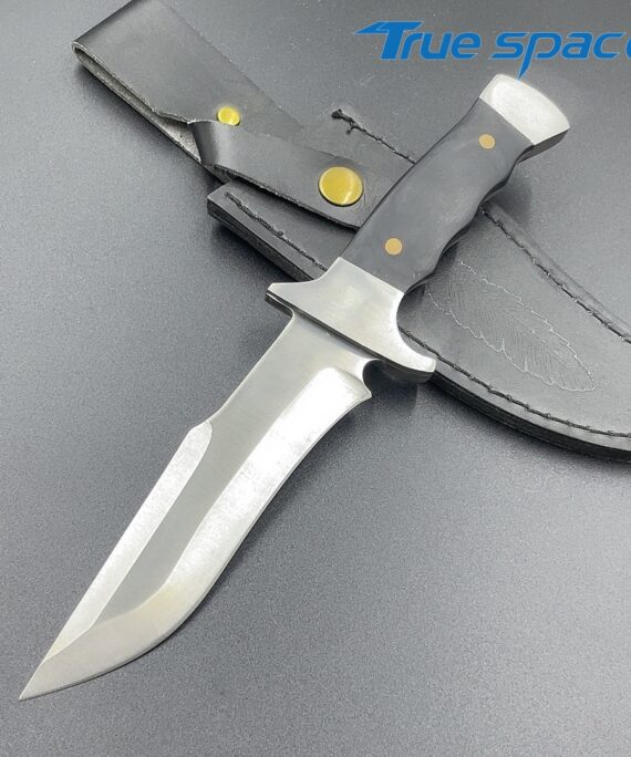 High Quality Stainless Steel Outdoor Camping Straight Knife Hunting Pocket Knife with Wood Handle