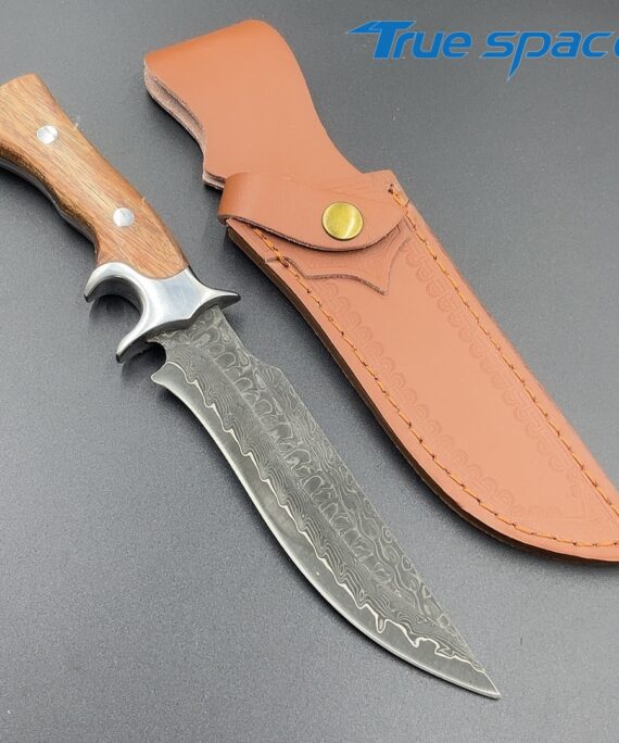 Outdoor Practical 67 Layers Damascus Steel Multifunctional Hunting Knife Pocket Outdoor Bushcraft Knife