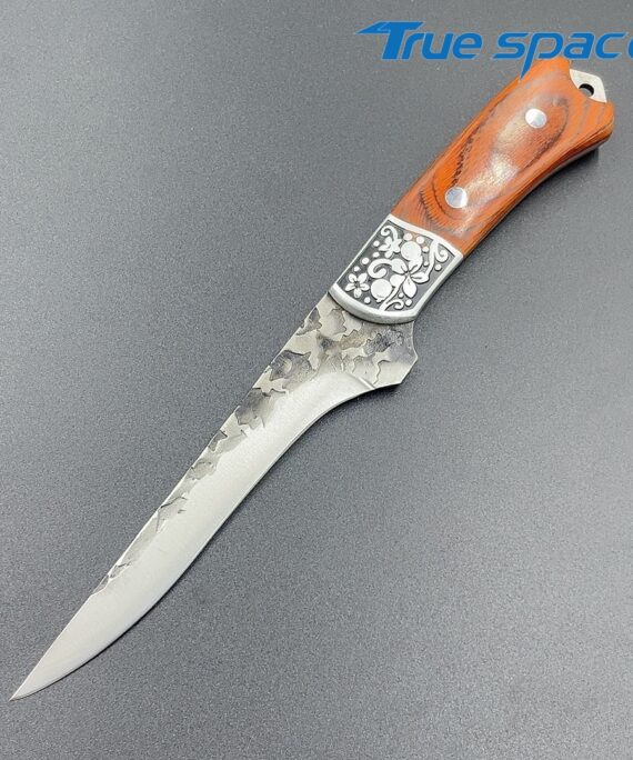 High Quality 3Cr13 Stainless Steel Hand Forged Kitchen Knives Butcher Boning Knife with Sheath