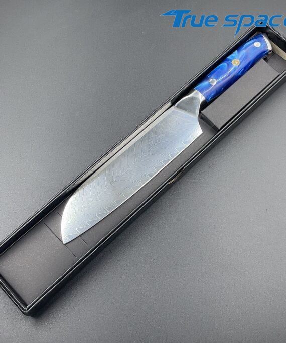 Hot Sale Multi Functional Kitchen Cooking Knife Professional Santoku Knife with Resin Handle
