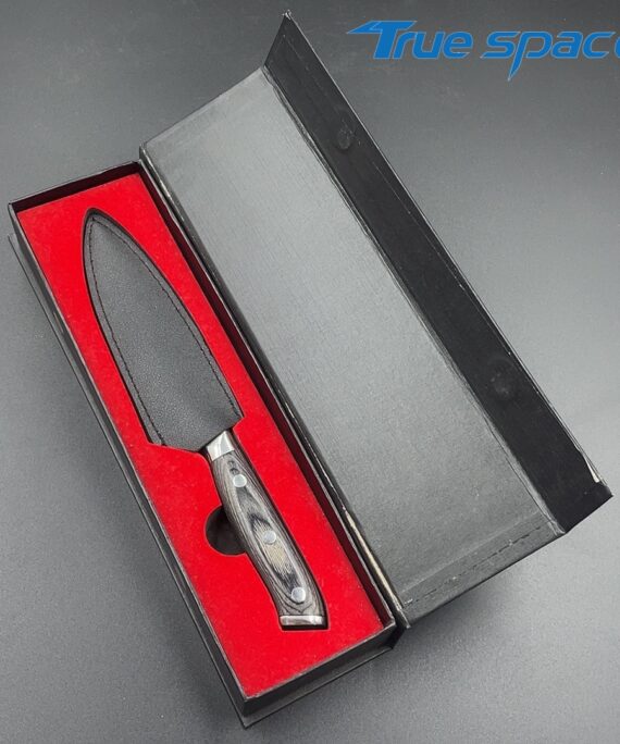 Wholesales Colorful Wood Handle Multi-purpose Kitchen Cutting Knife with Knife Box