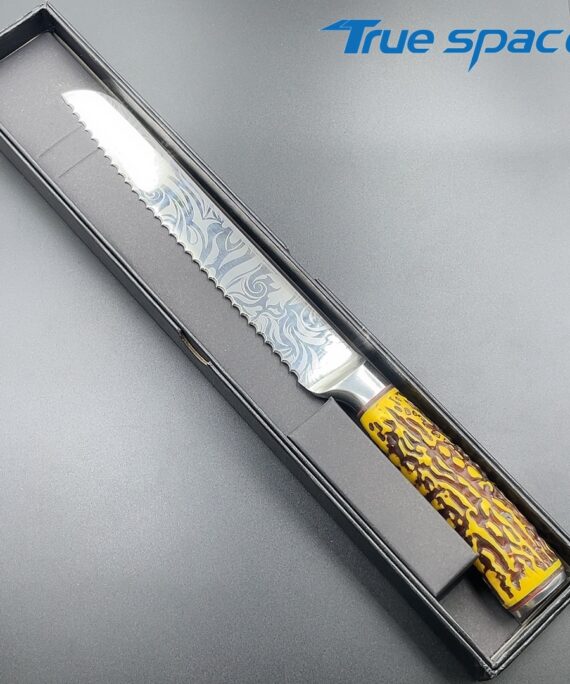 Factory Wholesales ABS&Steel Handle Stainless Steel Chef Kitchen Knife for Slicing Bread