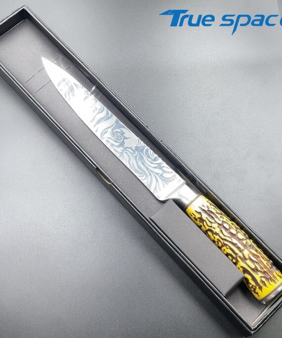 In Stock 3cr13 Stainless Steel Sushi Knife Meat Fish Slicing Knife for Restaurant Kitchen