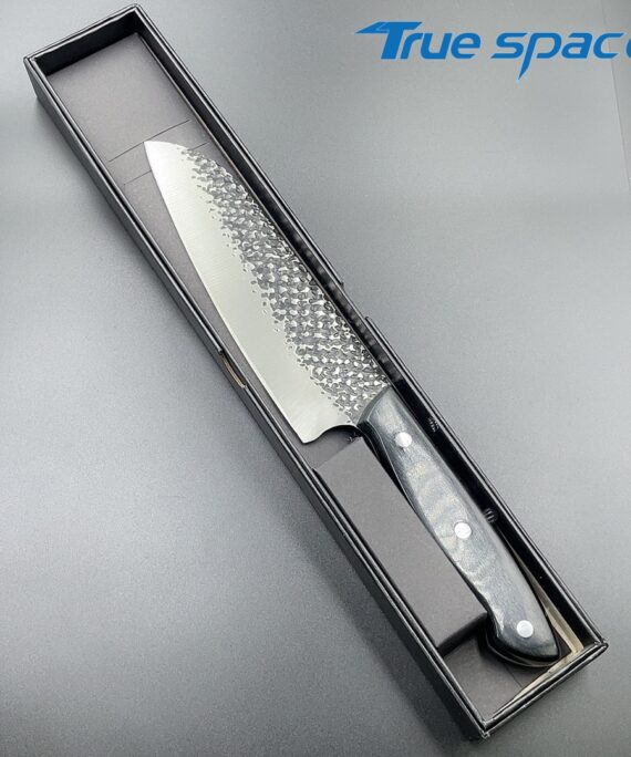 High Quality 3cr13 Stainless Steel Utility Knife Sharp Kitchen Knife with Colorful Wood Handle