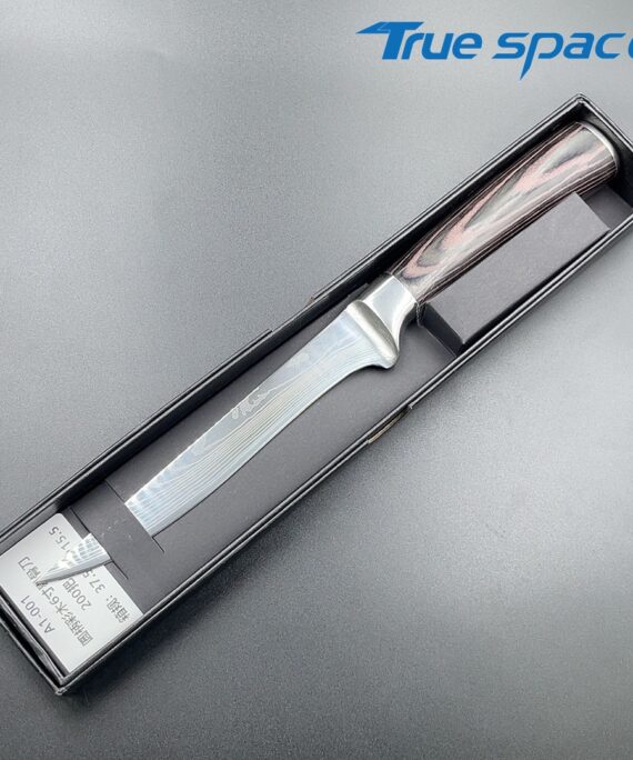 Wholesale Colorful Wood Handle Kitchen Knife 3cr13 Stainless Steel Blade Boning Knife