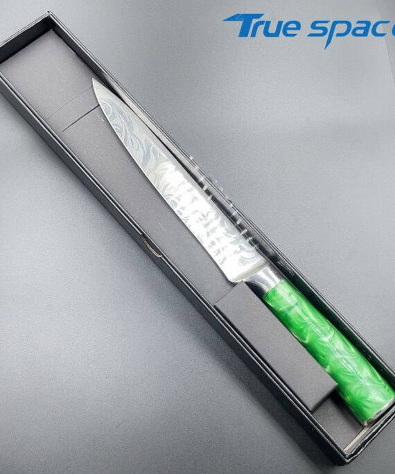 Customizable Logo Stainless Steel Chef Knife Kitchen Meat Slicing Knife for Restaurant