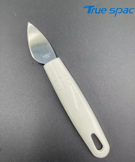 Multi-functional kitchen stainless steel cream jam spatula with anti-slip handle