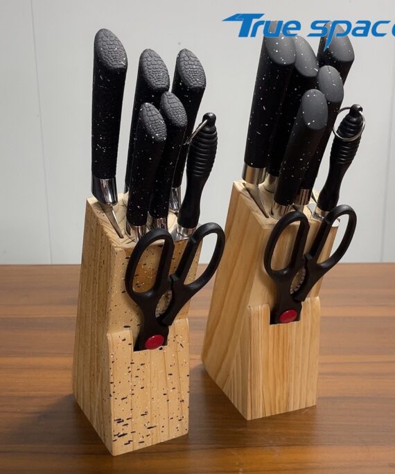 Seven-piece Kitchen Knife Set, Building Block Knife Stand Gift Box, Kitchen Knife