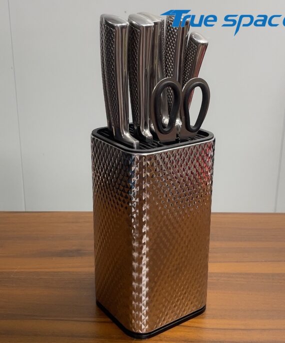 High-end Silver-edge Kitchen 8-piece Knife Set, Stainless Steel Kitchen Knives