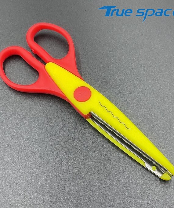 Handmade DIY Student Stationery, Multi-functional Lace-shaped Scissors, Colorful Children's Art Creation Beauty Scissors