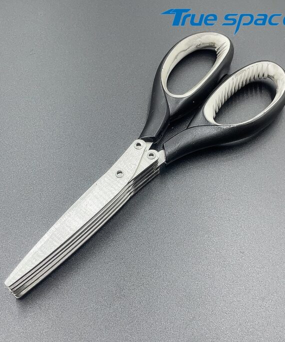 Multi-layer Green Onion and Vegetable Scissors, Five-layer Herbal Paper Cutting Knife, Stainless Steel Kitchen Scissors