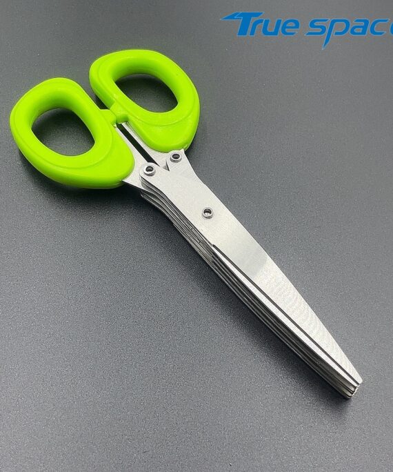 Multi-layer Stainless Steel Vegetable Shredding Scissors, Food Scissors, Household Kitchen Scissors