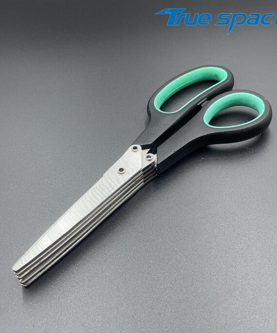 Wholesale Multi-layer Household Kitchen Salad and Herb Scissors, Stainless Steel Scissors